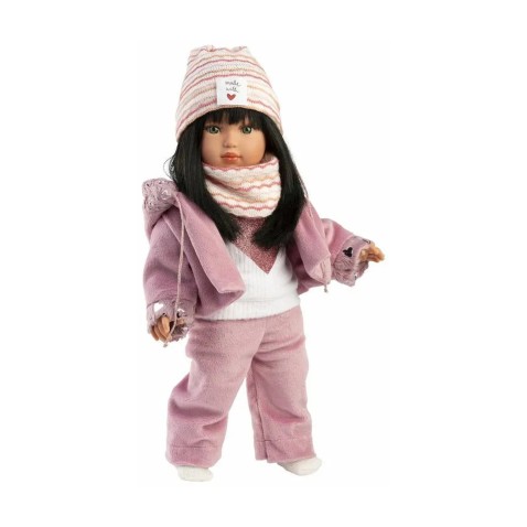 Llorens 54051 GRETA – élethű baba puha textiltesttel – 40 cm