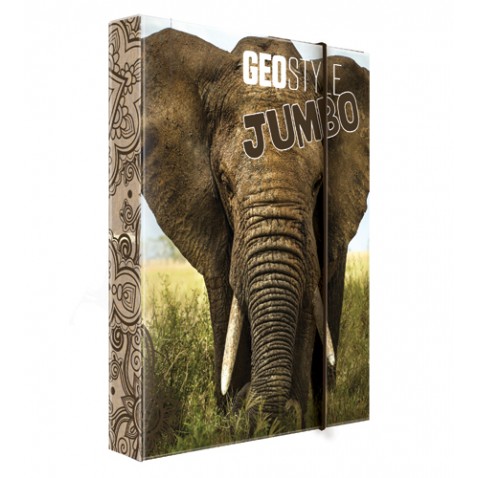 Füzetbox A4 JUMBO Geo Elephant Nature elefánt