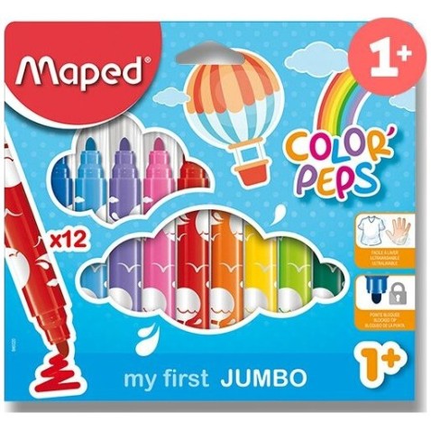 Maped Color'Peps Jumbo filctoll készlet 12db.