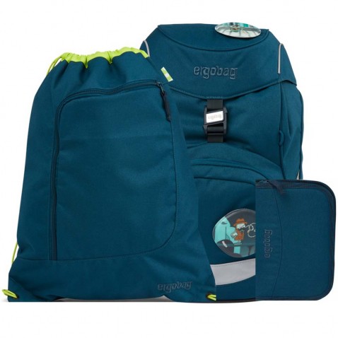 Iskolatáska szett Ergobag prime Eco blue