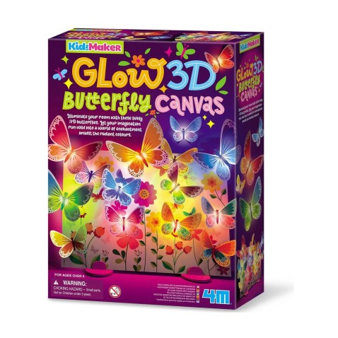3D világító kép – Pillangók