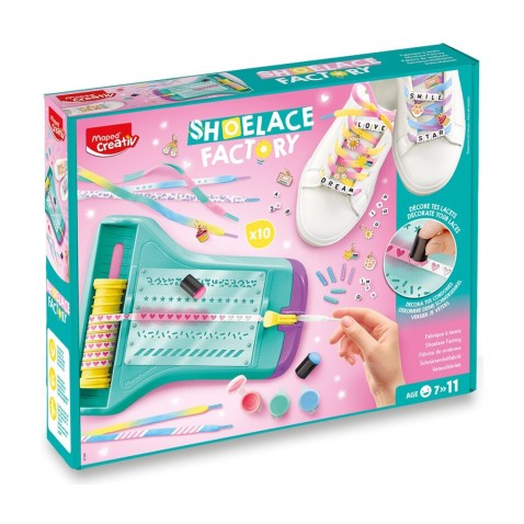 Maped Creativ Shoelace Factory kreatív készlet – cipőfűzők készítése