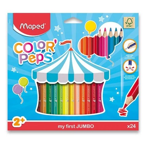 Maped Color'Peps Jungle színes ceruzák – 24 db