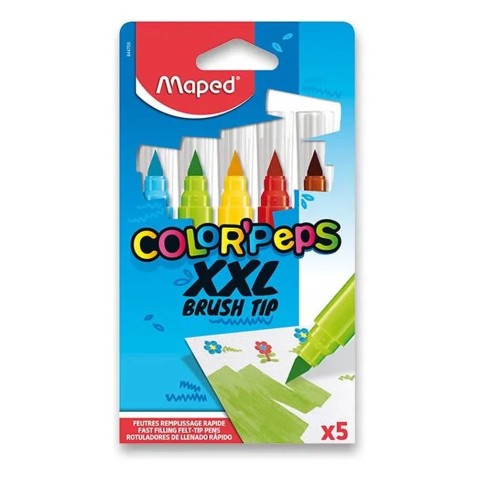 Maped Color'Peps XXL Brush ecsetfilcek – 5 szín