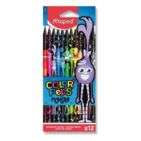 Maped Color'Peps Monster színes ceruzák – 12 szín