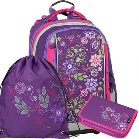 Iskolai hátizsák Bagmaster MERCURY 9 A 3db. készlet