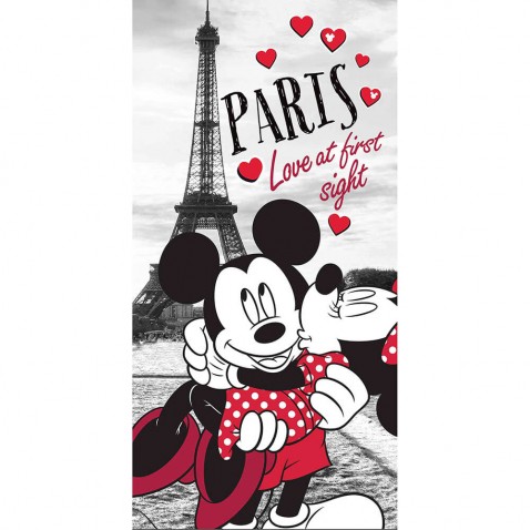 Törülköző Mickey a Minnie In Paris