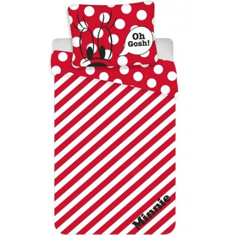 Gyerek ágyneműhuzat Minnie Red 