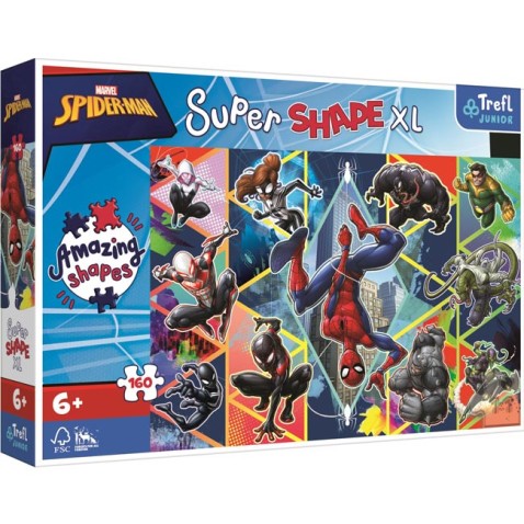 Puzzle Super Shape XL Pókember 160 darabos