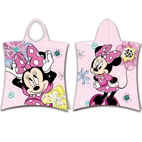 Minnie pink bow poncsó