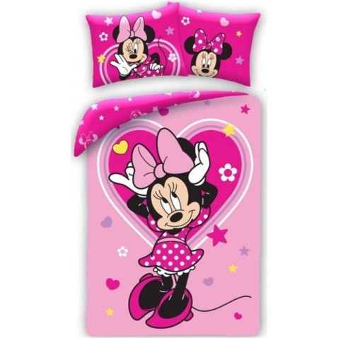 Minnie Pink heart gyerek ágynemű