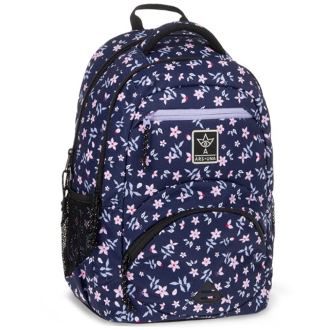 ArsUna Navy Bloom ergonomikus hátizsák