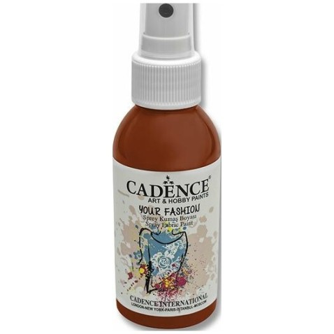 Textilfesték Cadence Your Fashion piros 100ml spray