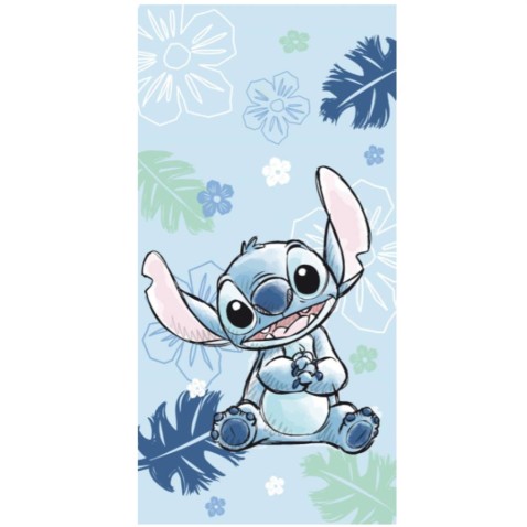 Gyermek fürdőlepedő Stitch pink