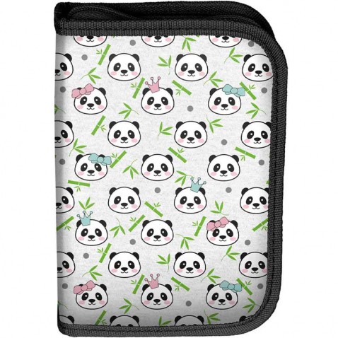 Kihajtható tolltartó Panda, töltött