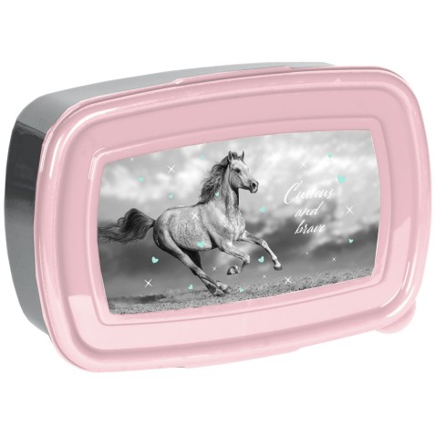 Lovas uzsonnás doboz