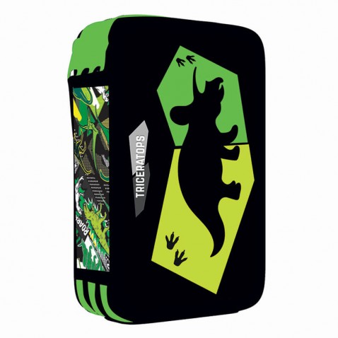 Háromemeletes tolltartó T-rex