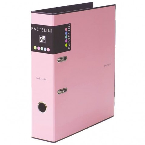 Gyűrűs irattartó A4 PASTELINI rózsaszín
