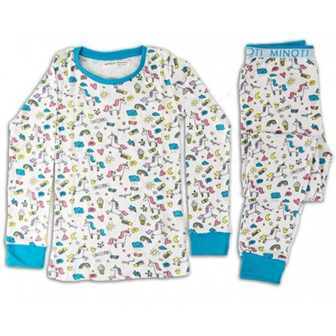 Gyerek pizsama Minoti Egyszarvúk