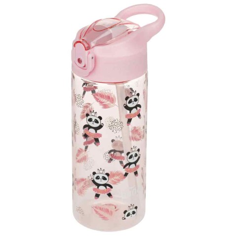 BAAGL Tritan kulacs szívószállal Panda 500 ml