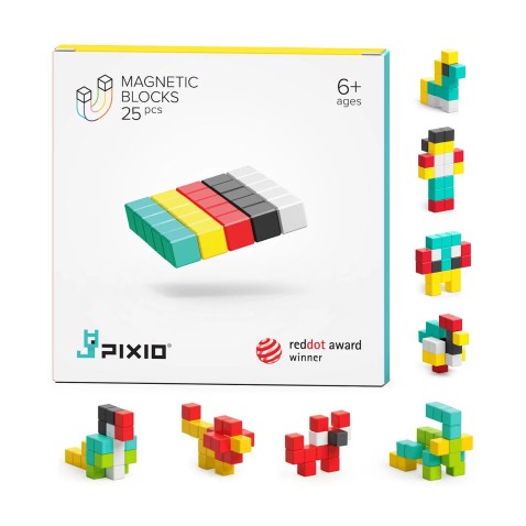 PIXIO mágneses építőkészlet – 25 db