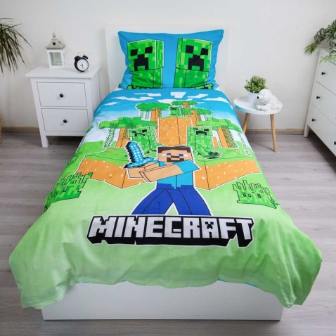 Minecraft Jungle Fight ágyneműhuzat