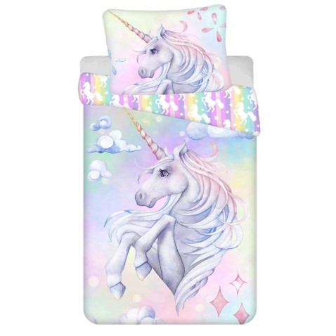 Unicorn Pastel Rainbow ágyneműhuzat