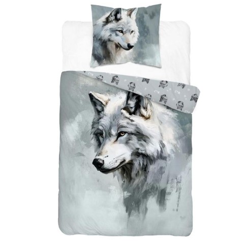 Világító ágyneműhuzat kiscica Grey