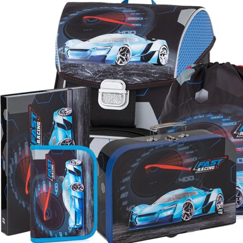 Oxybag Premium Autó 23 iskolatáska 3db. szett