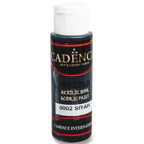 Cadence Premium 70ml akril festék fekete