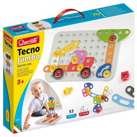 Tecno Jumbo Starter Set - konstrukciós építőjáték - 53 db