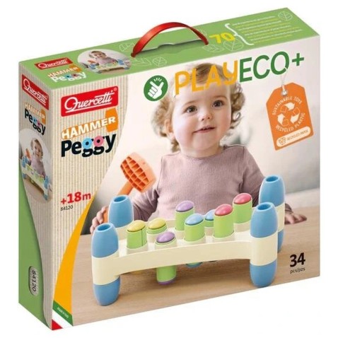 PlayEco - színes kalapálható pöckök