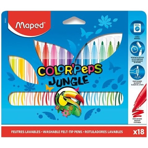 Maped Color'Peps Jungle filctoll készlet 18 db.