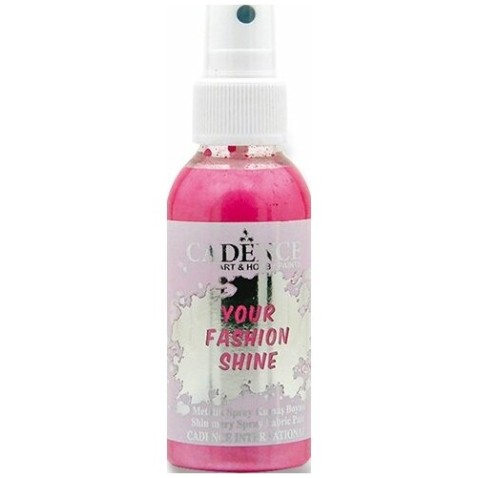 Cadence Your Fashion Shine textilfestékek fukszia 100ml spray