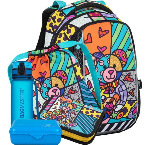 Bagmaster VEGA 22 A iskolatáska 5db. készlet