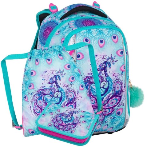 Iskolatáska lányoknak Bagmaster VEGA 24 B SZETT