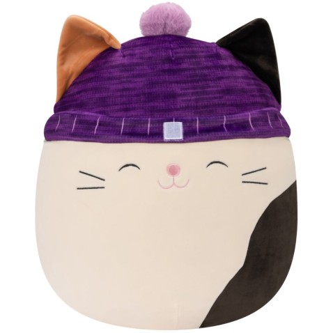 SQUISHMALLOWS Macska sapkával Cam 40 cm