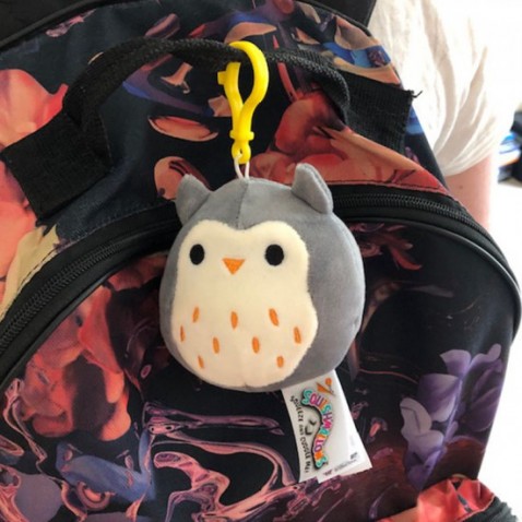 Medál SQUISHMALLOWS Bagoly - Hoot