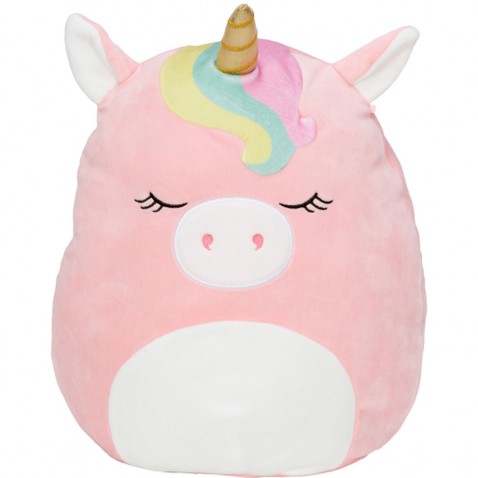 SQUISHMALLOWS Rózsaszín egyszarvú - Ilene, 40 cm