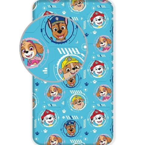 Mancs őrjárat gumis lepedő