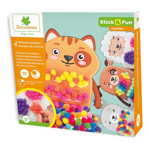 Stick & Fun – díszítés pomponokkal – háziállatok