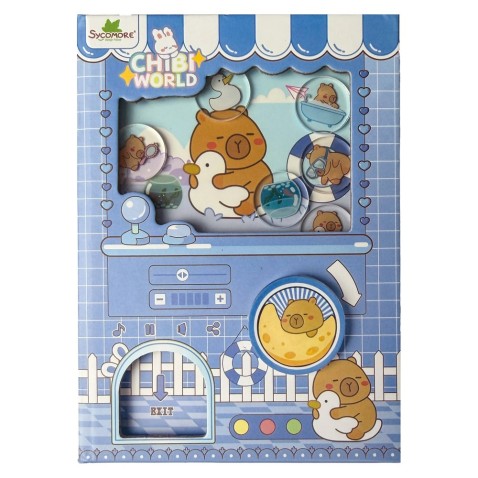 Chibi világ – Gashapon jegyzetfüzet – kapibara