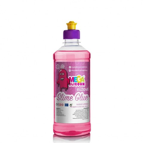 Slime glue ragasztó 500 ml a ragacs készítésre - rózsaszín