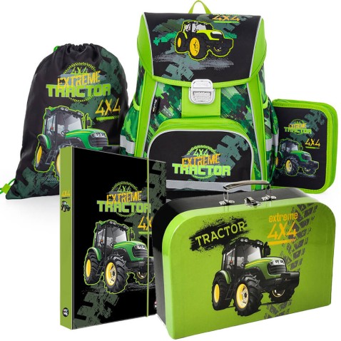 Oxybag PREMIUM Traktor 23 iskolatáska 5db. szett