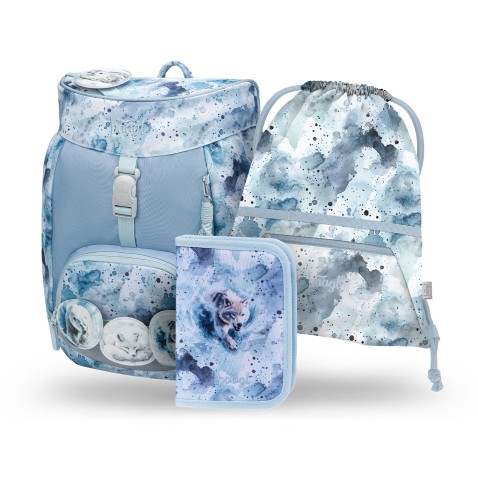 BAAGL Airy Polar iskolatáska – 3 részes szett