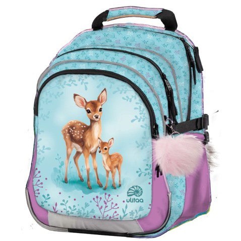 Ulitaa Klasik iskolatáska elsősöknek Őzikék