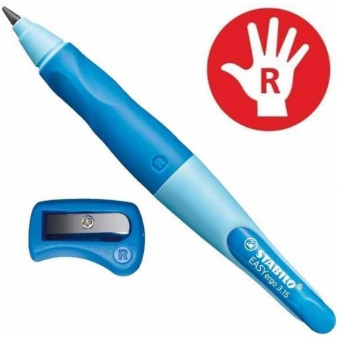 Ceruza Stabilo EASYergo 3,15mm jobbkezeseknek, kék