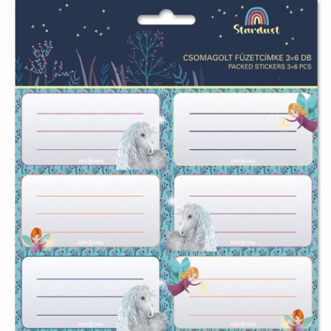 Címkék Jardinette noteszgépekhez 18db