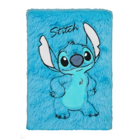 A5 Stitch Plüss jegyzetfüzet