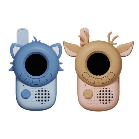 The Zoofamily Zoo Walkie Talkie adóvevő szett gyerekeknek – szarvas és mosómedve